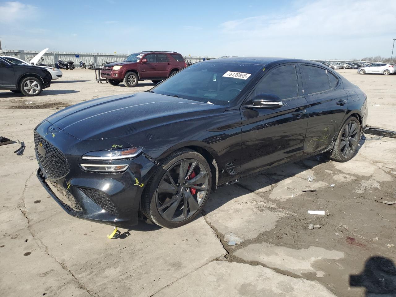 2022 GENESIS G70 BASE VIN:KMTG54TE0NU103581