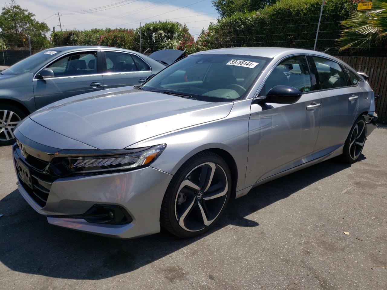 2022 HONDA ACCORD SPORT SE VIN:1HGCV1F48NA071447