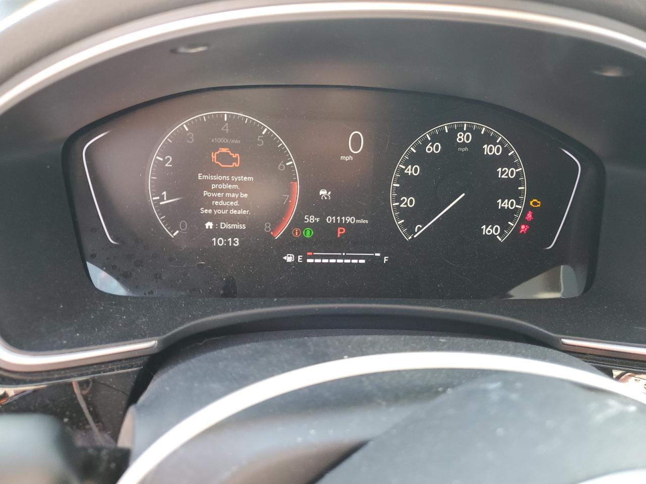 2024 HONDA CIVIC EXL VIN:19XFL1H72RE005519