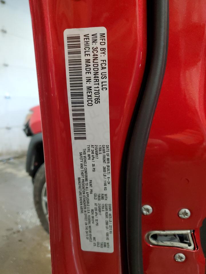 2024 JEEP COMPASS TRAILHAWK VIN:3C4NJDDN4RT170765