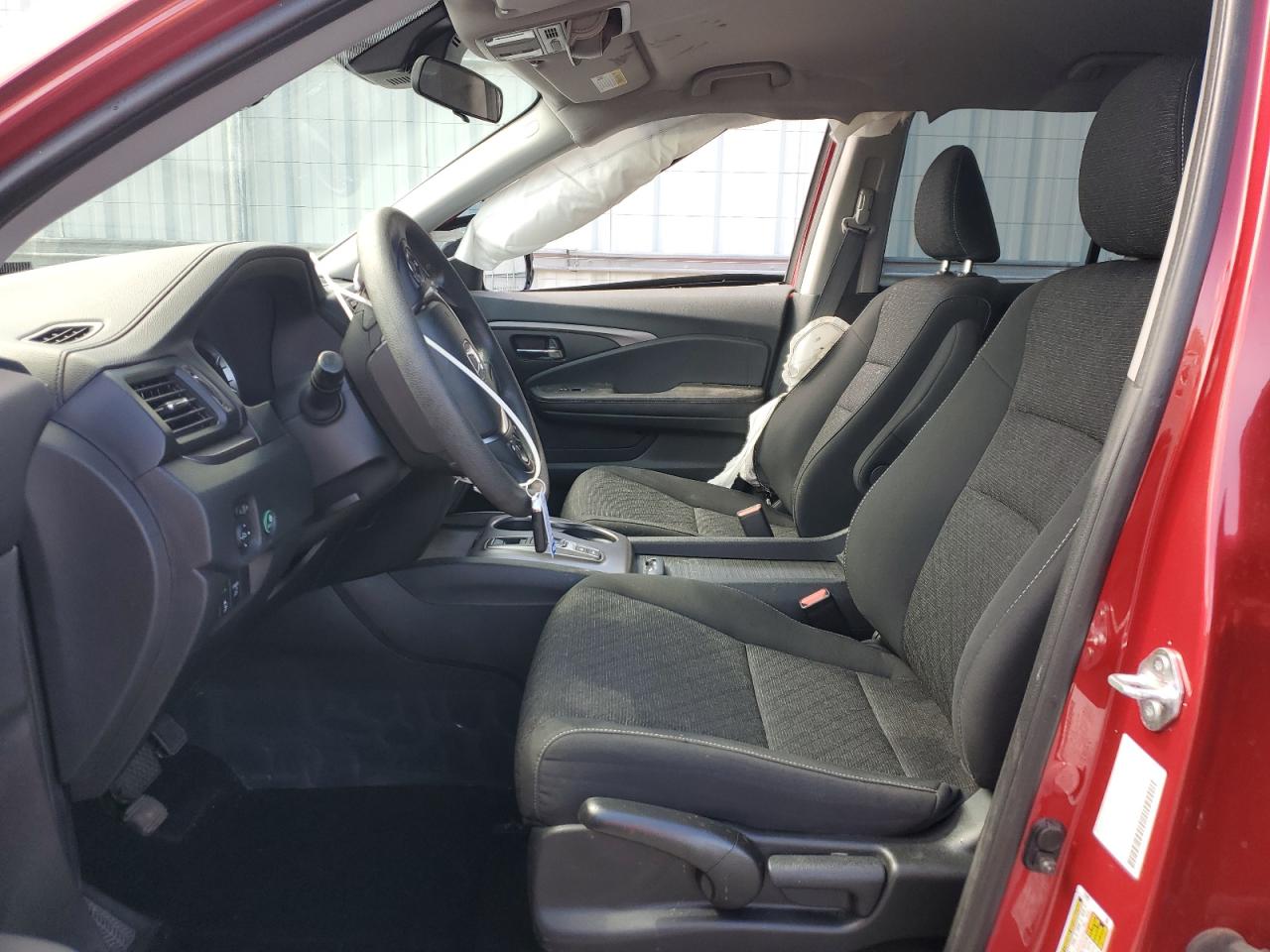 2022 HONDA RIDGELINE SPORT VIN:5FPYK3F15NB001286