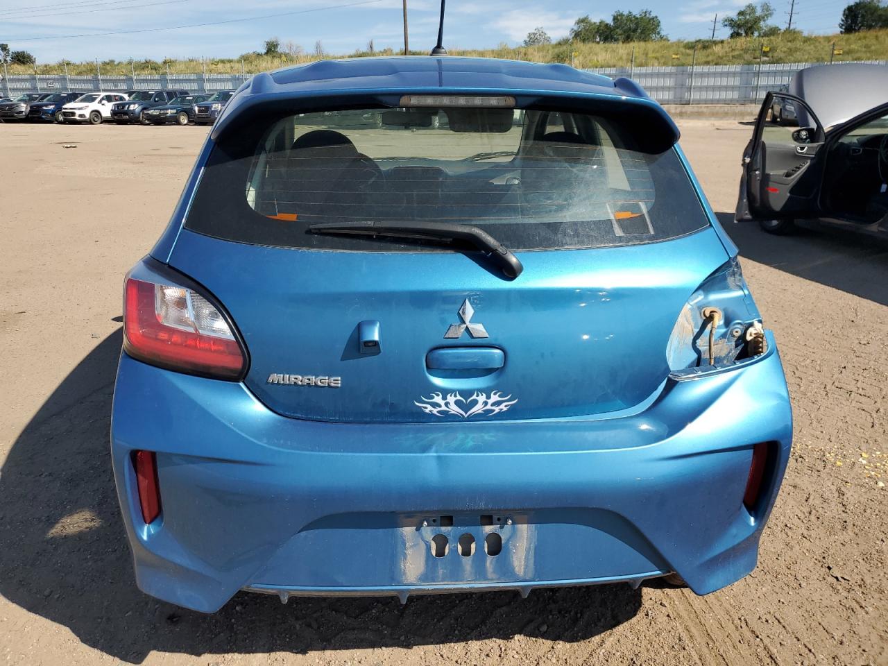 2022 MITSUBISHI MIRAGE ES VIN:ML32AUHJ4NH007748