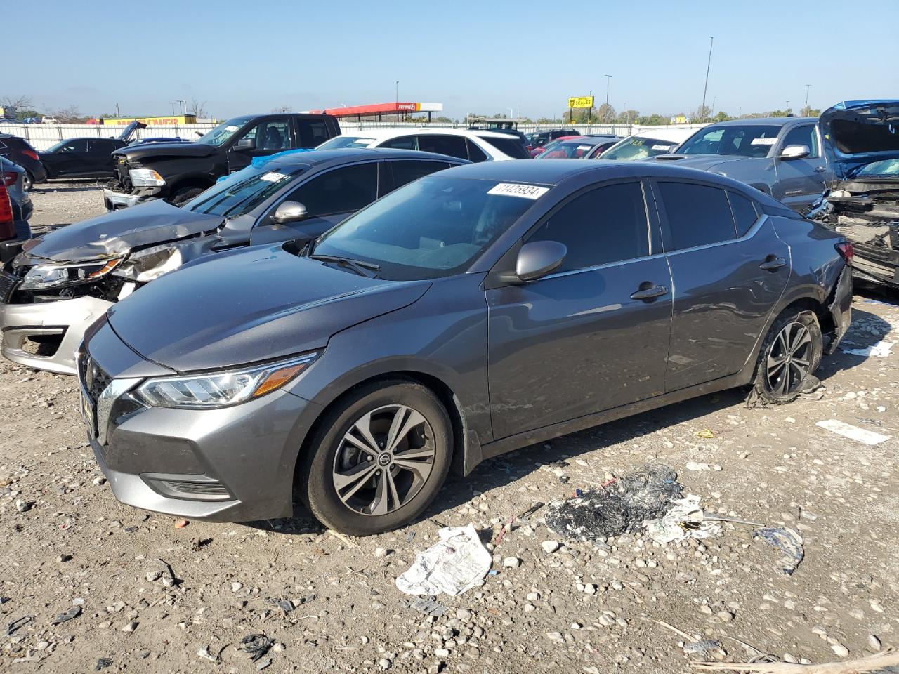 2023 NISSAN SENTRA SV VIN:3N1AB8CVXPY289010