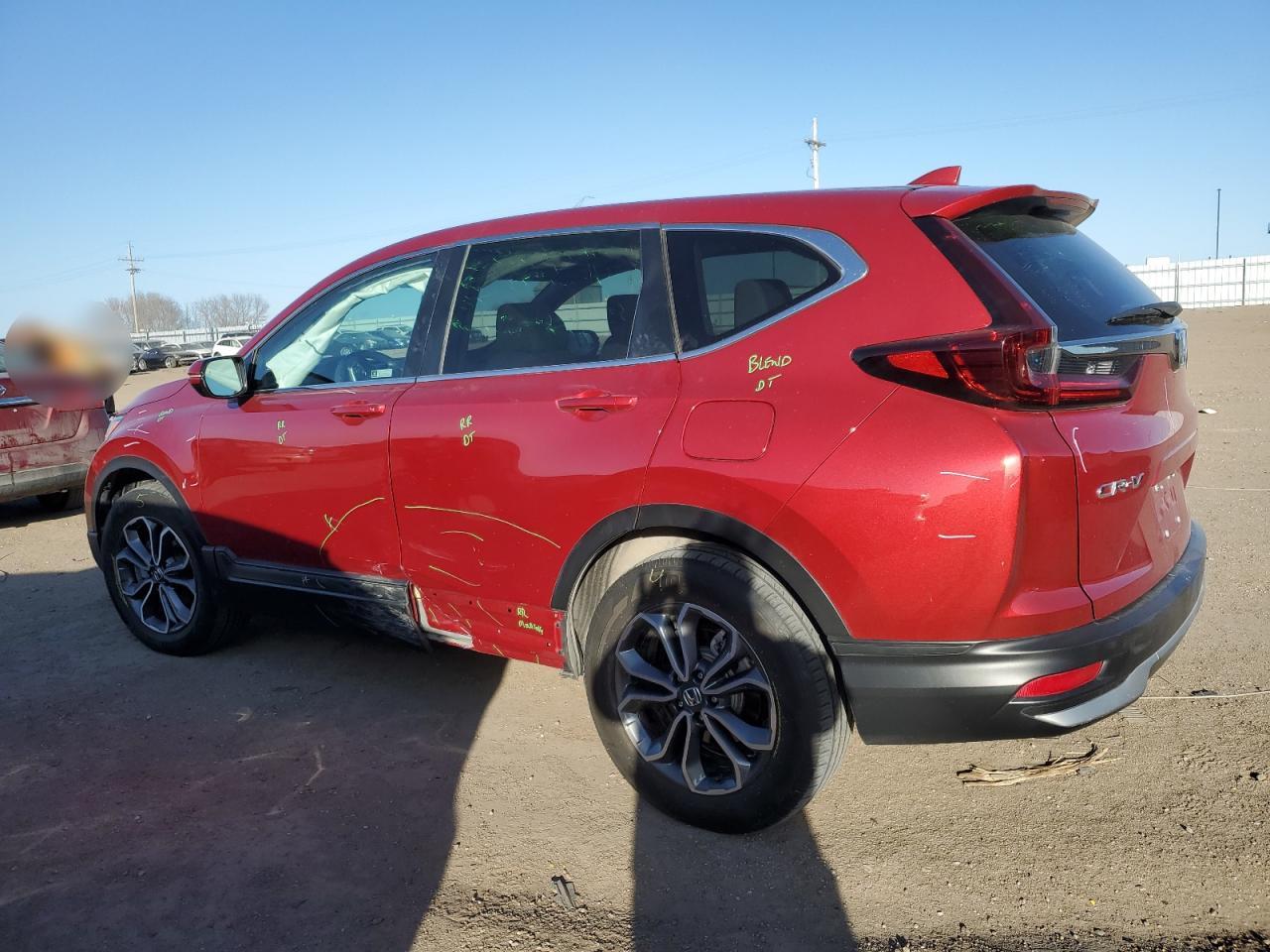2022 HONDA CR-V EX VIN:2HKRW2H50NH619919