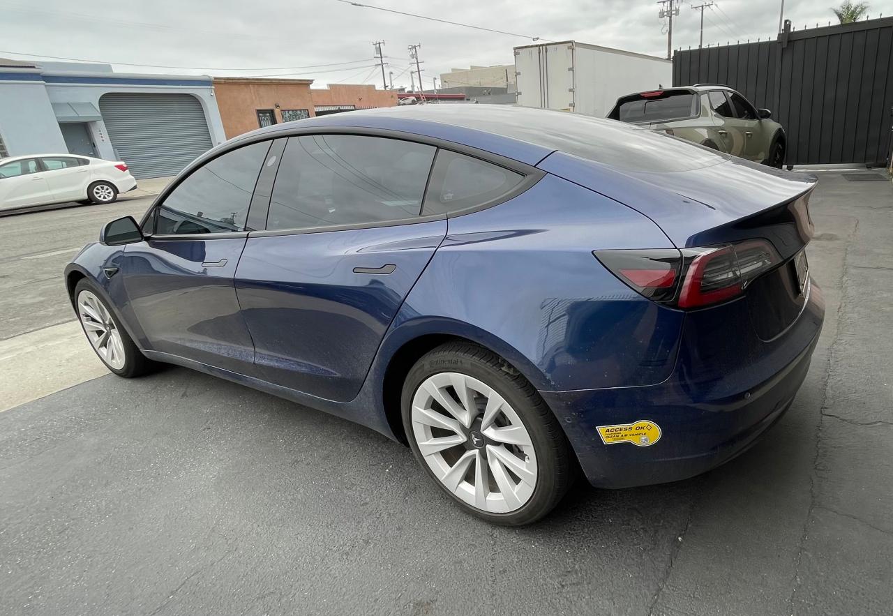 2022 TESLA MODEL 3  VIN:5YJ3E1EA1NF153873