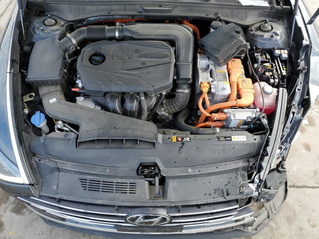 2022 HYUNDAI SONATA HYBRID VIN:KMHL24JJ5NA051528