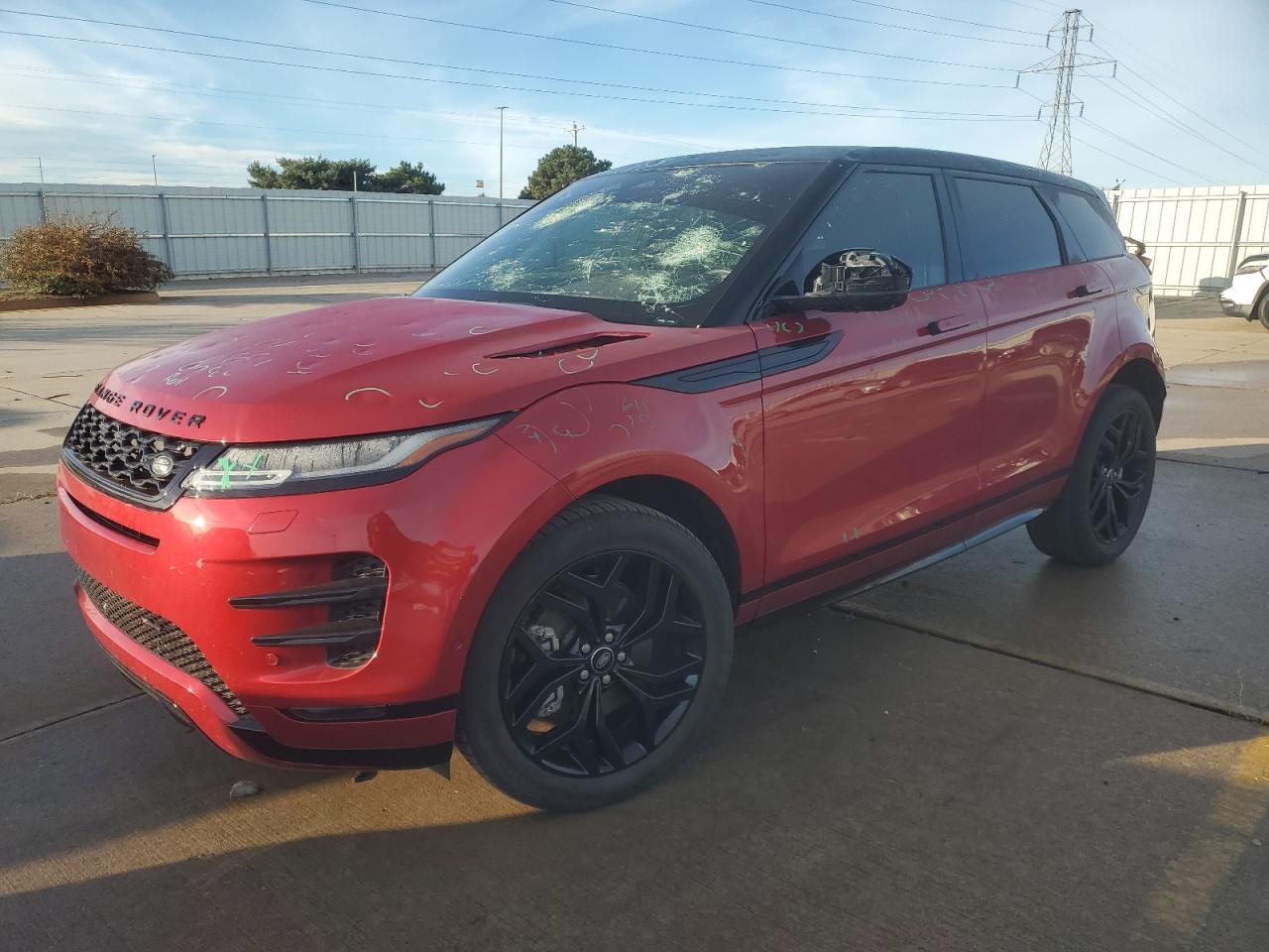 2022 LAND ROVER RANGE ROVER EVOQUE R-DYNAMIC SE VIN:SALZL2FX7NH164846