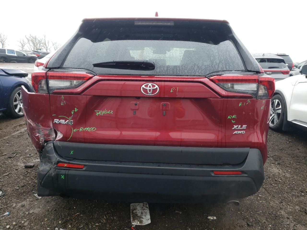 2022 TOYOTA RAV4 XLE VIN:2T3P1RFV9NW294679