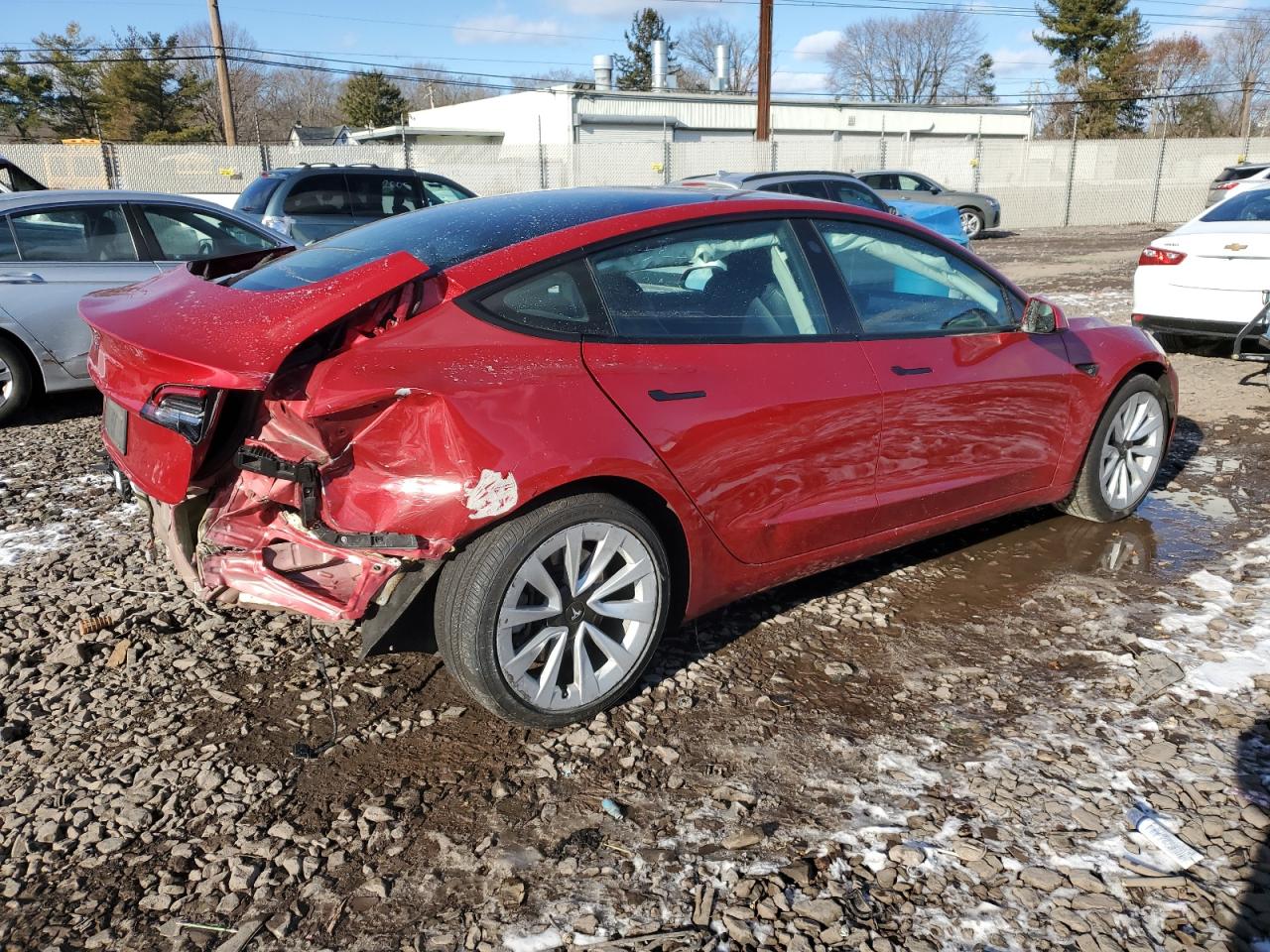 2022 TESLA MODEL 3  VIN:5YJ3E1EA4NF369149