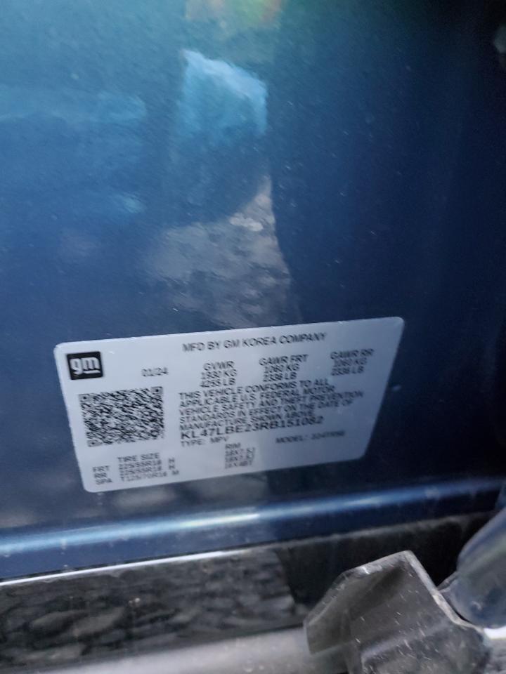 2024 BUICK ENVISTA SPORT TOURING VIN:KL47LBE23RB151082