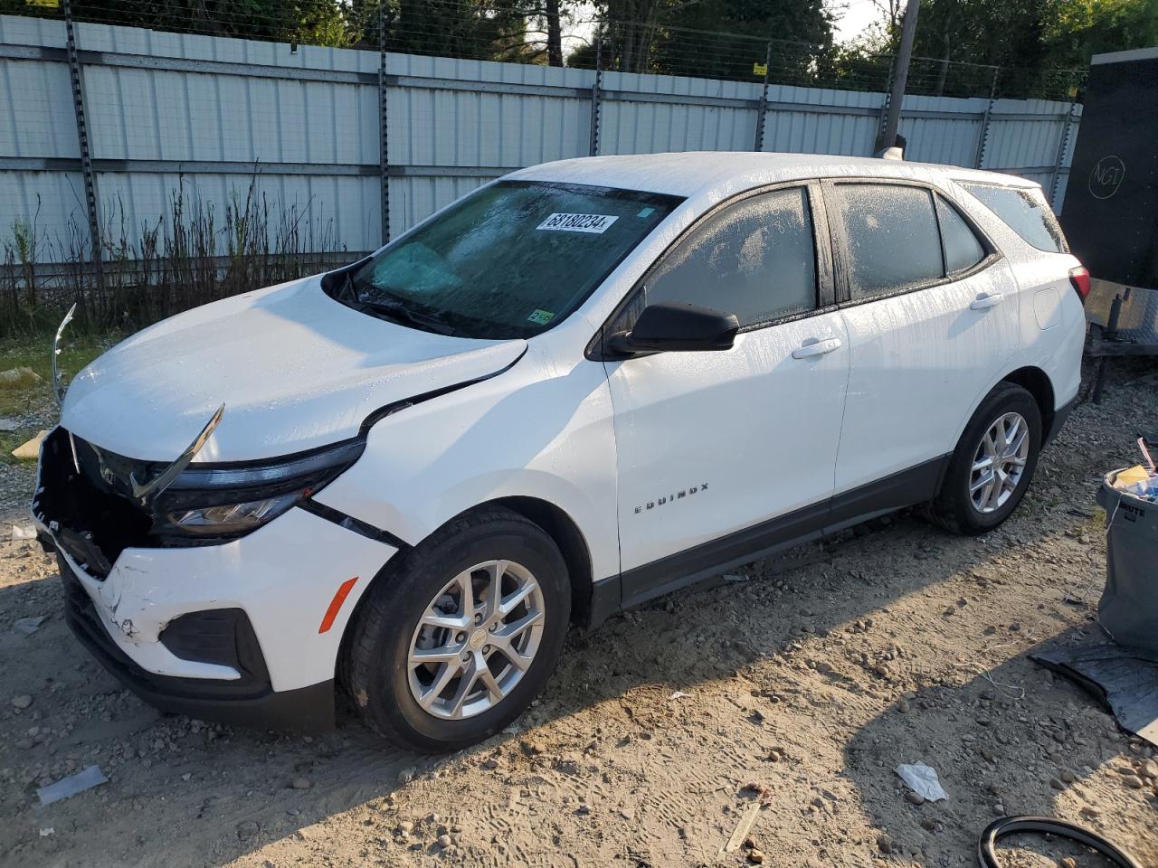 2022 CHEVROLET EQUINOX LS VIN:3GNAXHEV3NS231680