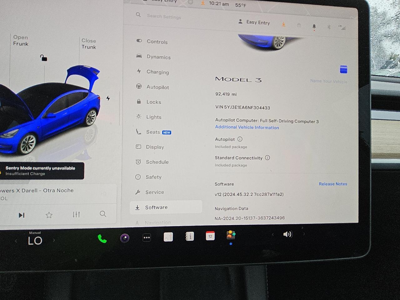 2022 TESLA MODEL 3  VIN:5YJ3E1EA6NF304433