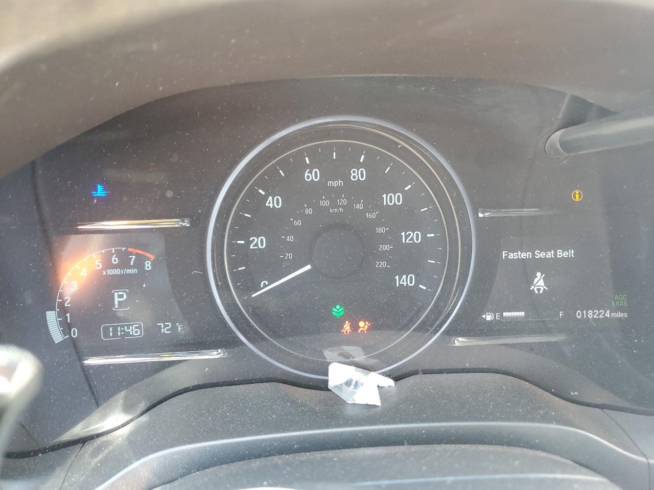 2022 HONDA HR-V EX VIN:3CZRU5H53NM742979