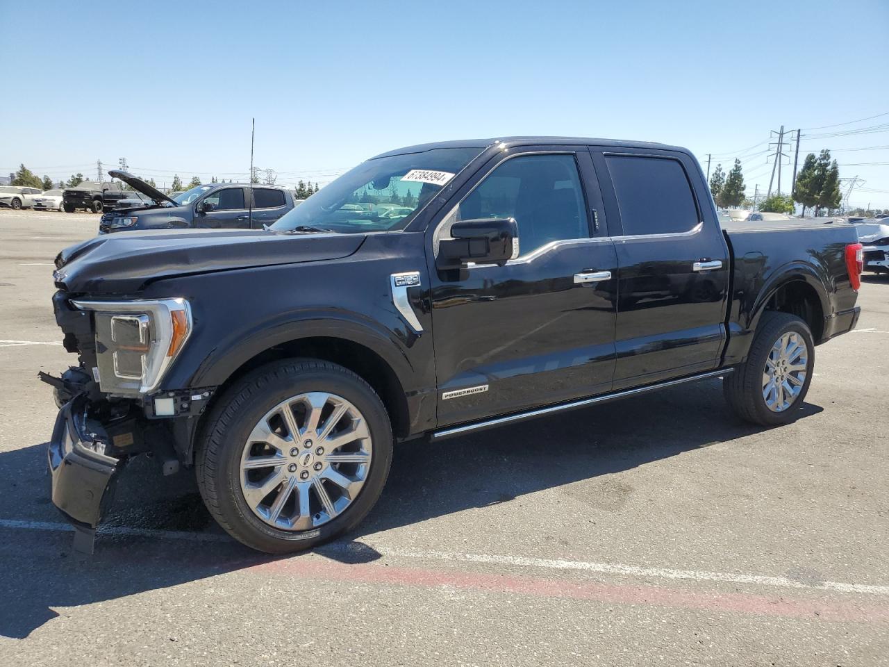2022 FORD F150 SUPERCREW VIN:1FTFW1ED9NFB50591