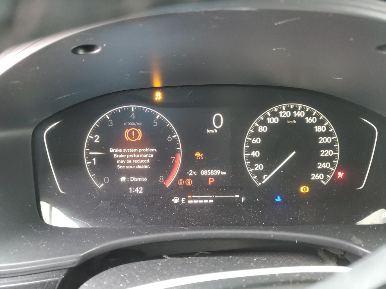 2022 HONDA CIVIC EX VIN:2HGFE2F31NH100976