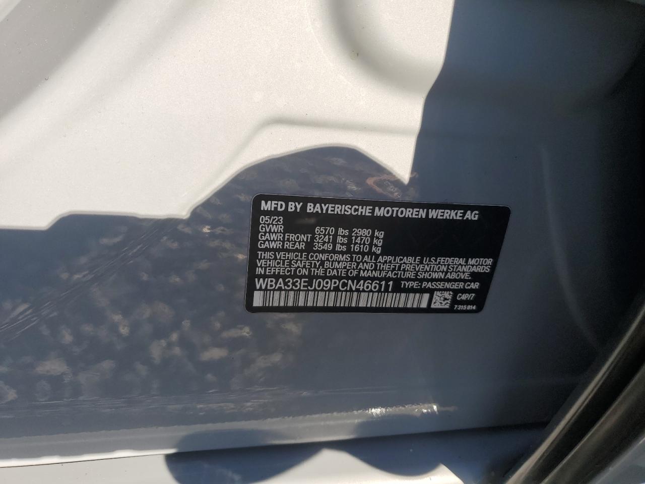 2023 BMW 760 XI VIN:WBA33EJ09PCN46611