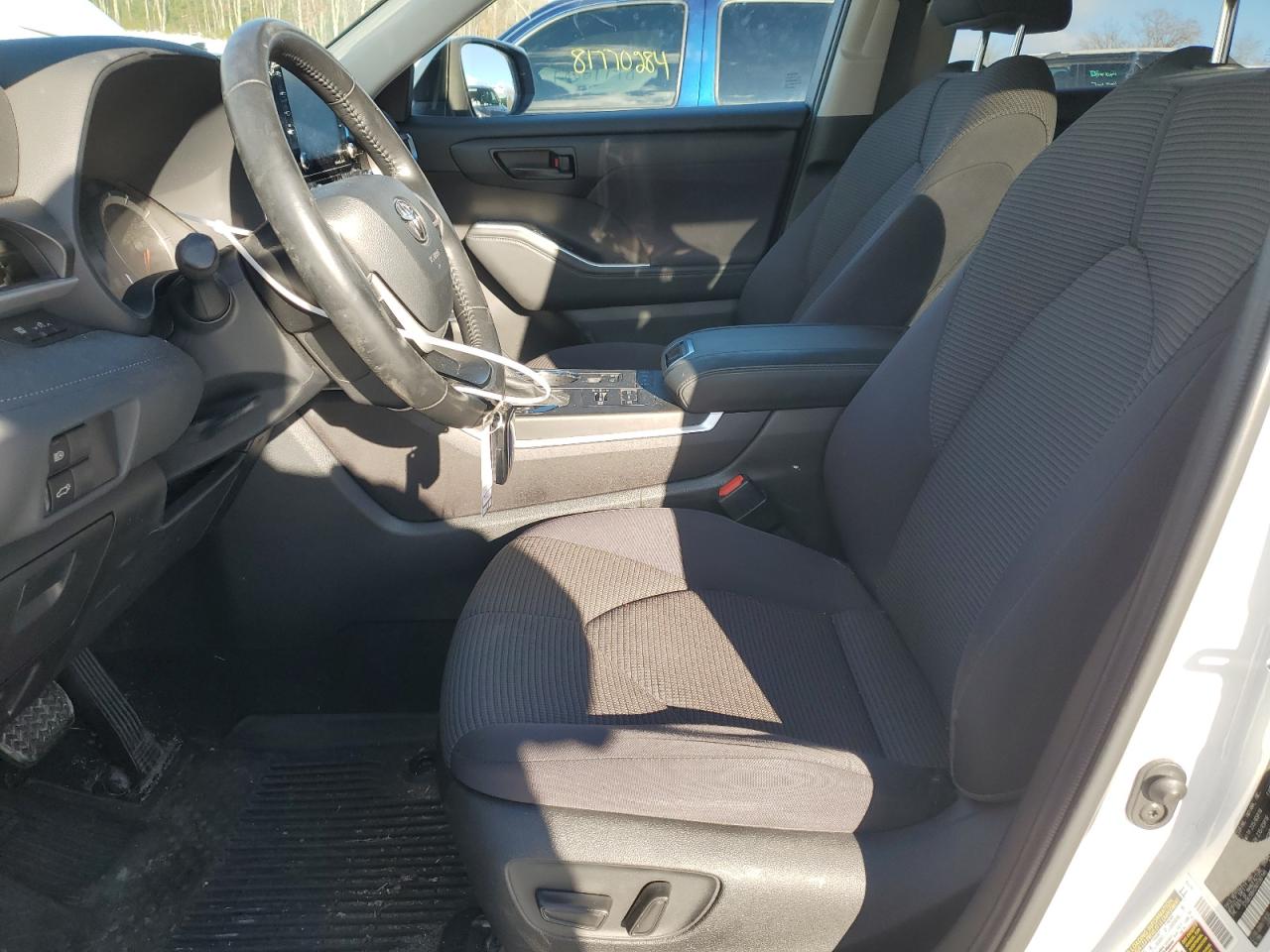 2022 TOYOTA HIGHLANDER L VIN:5TDBZRBH2NS590146