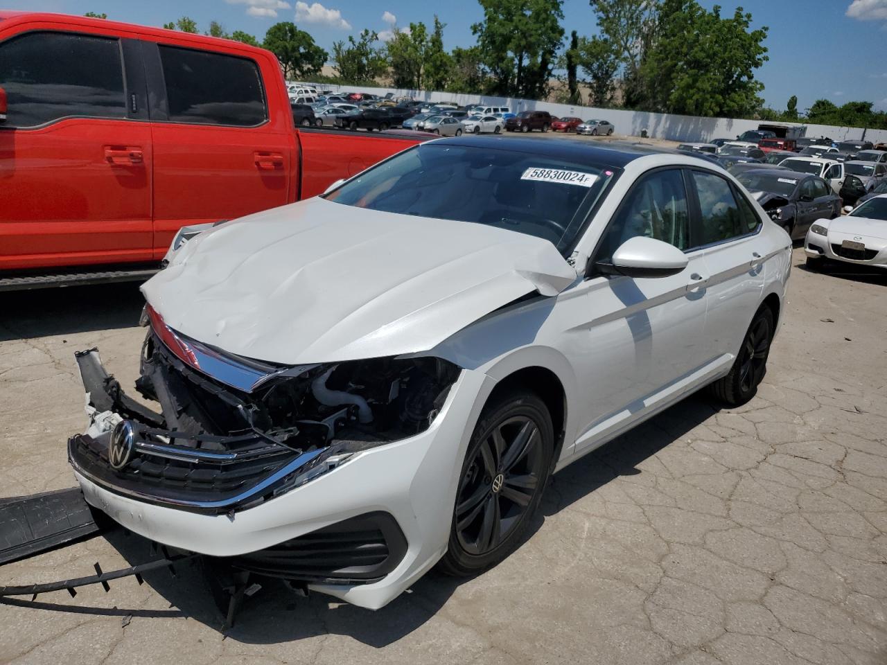 2022 VOLKSWAGEN JETTA SE VIN:3VW7M7BU6NM013929