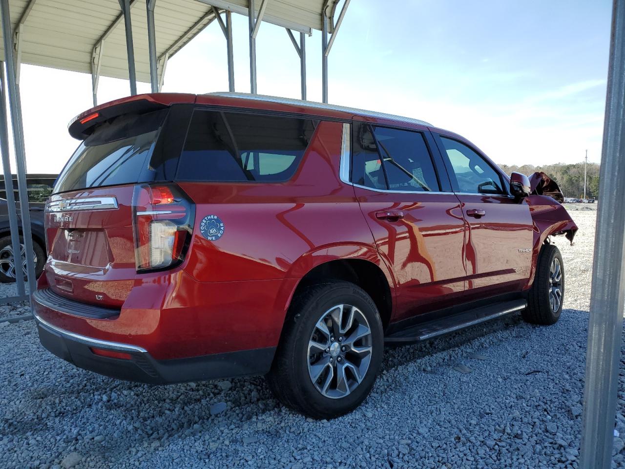 2022 CHEVROLET TAHOE C1500 LT VIN:1GNSCNKD8NR164572