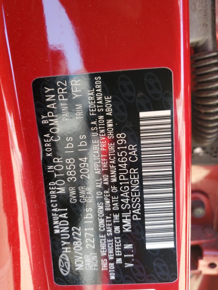 2023 HYUNDAI ELANTRA SEL VIN:KMHLS4AG1PU465198