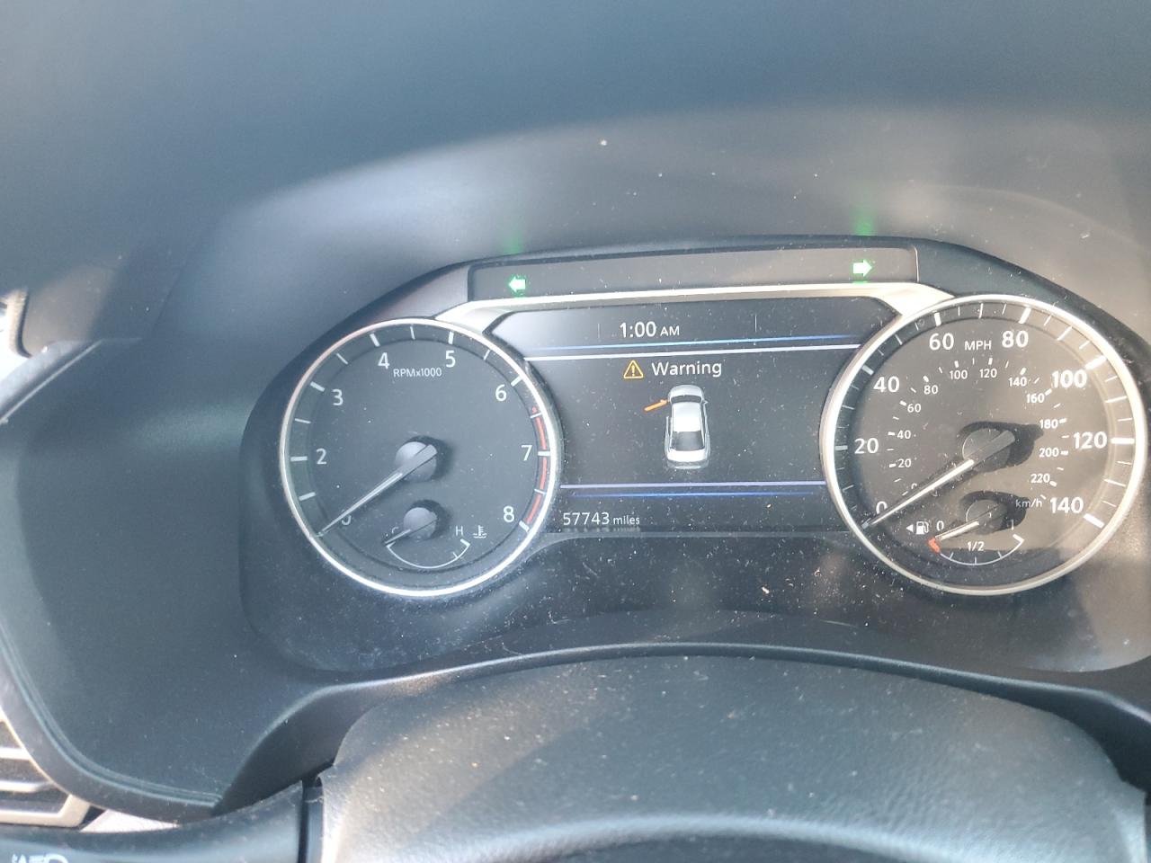 2022 NISSAN ALTIMA SV VIN:1N4BL4DV9NN387726