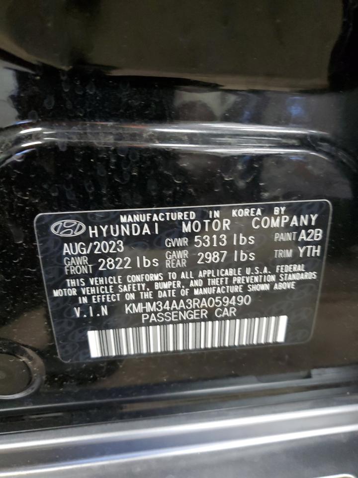 2024 HYUNDAI IONIQ 6 SEL VIN:KMHM34AA3RA059490
