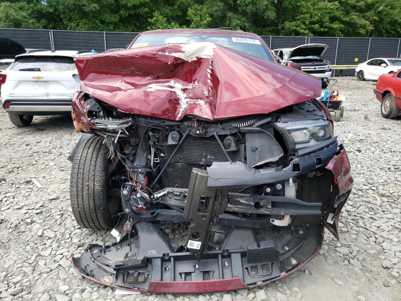 2022 DODGE DURANGO GT VIN:1C4RDJDG4NC134251