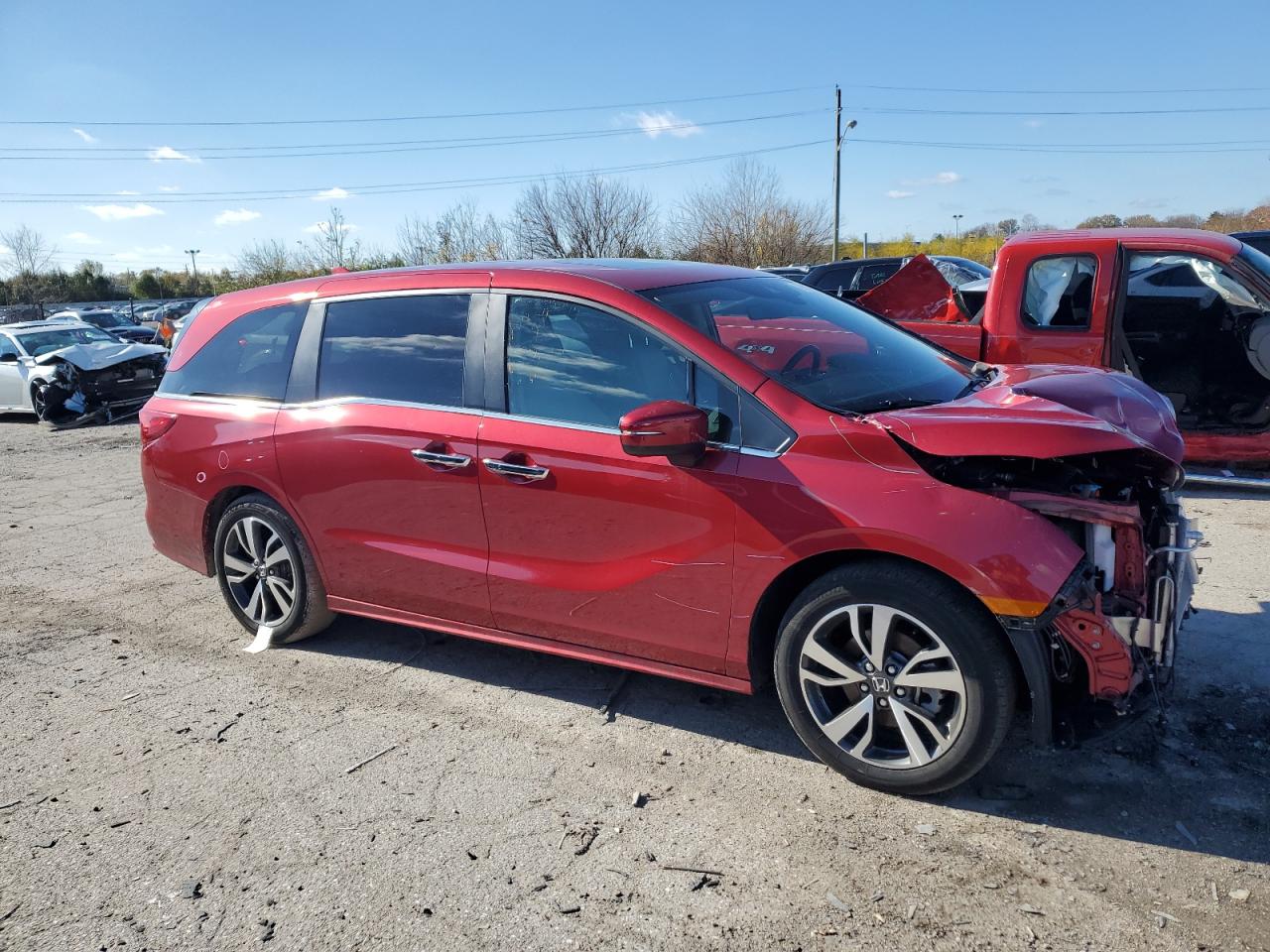 2023 HONDA ODYSSEY TOURING VIN:5FNRL6H81PB022936
