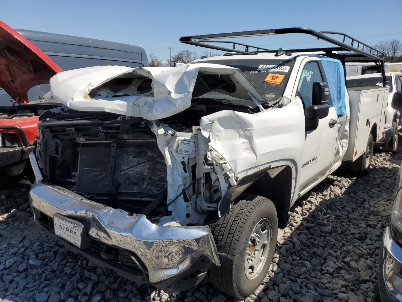 2022 CHEVROLET SILVERADO C2500 HEAVY DUTY VIN:1GC2WLE7XNF219440