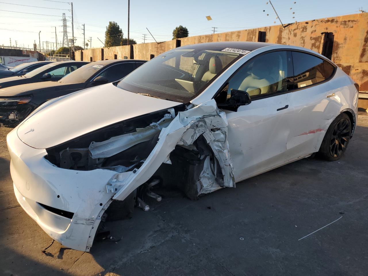2022 TESLA MODEL Y  VIN:7SAYGDEE2NA020351