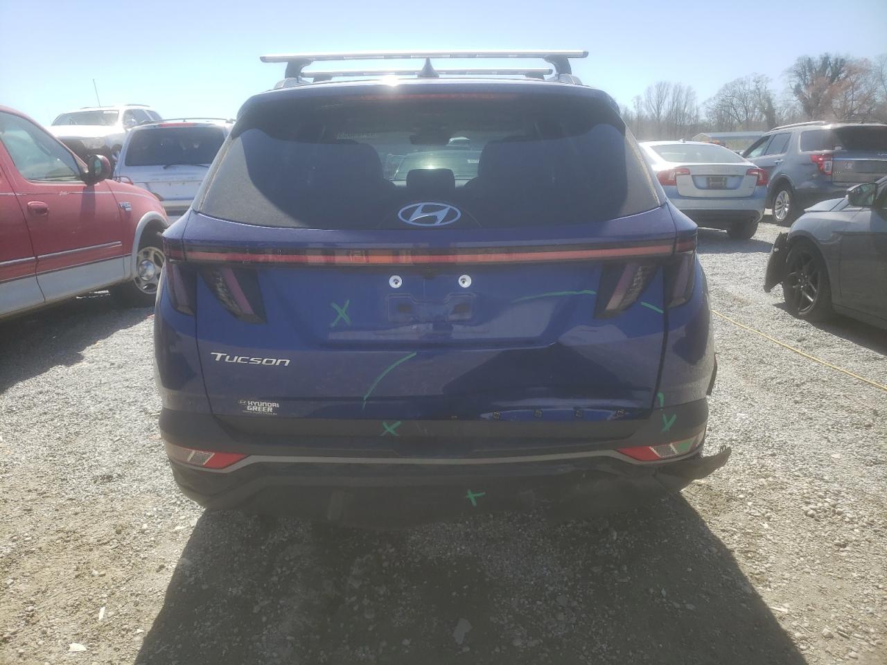 2022 HYUNDAI TUCSON SEL VIN:5NMJC3AEXNH157100