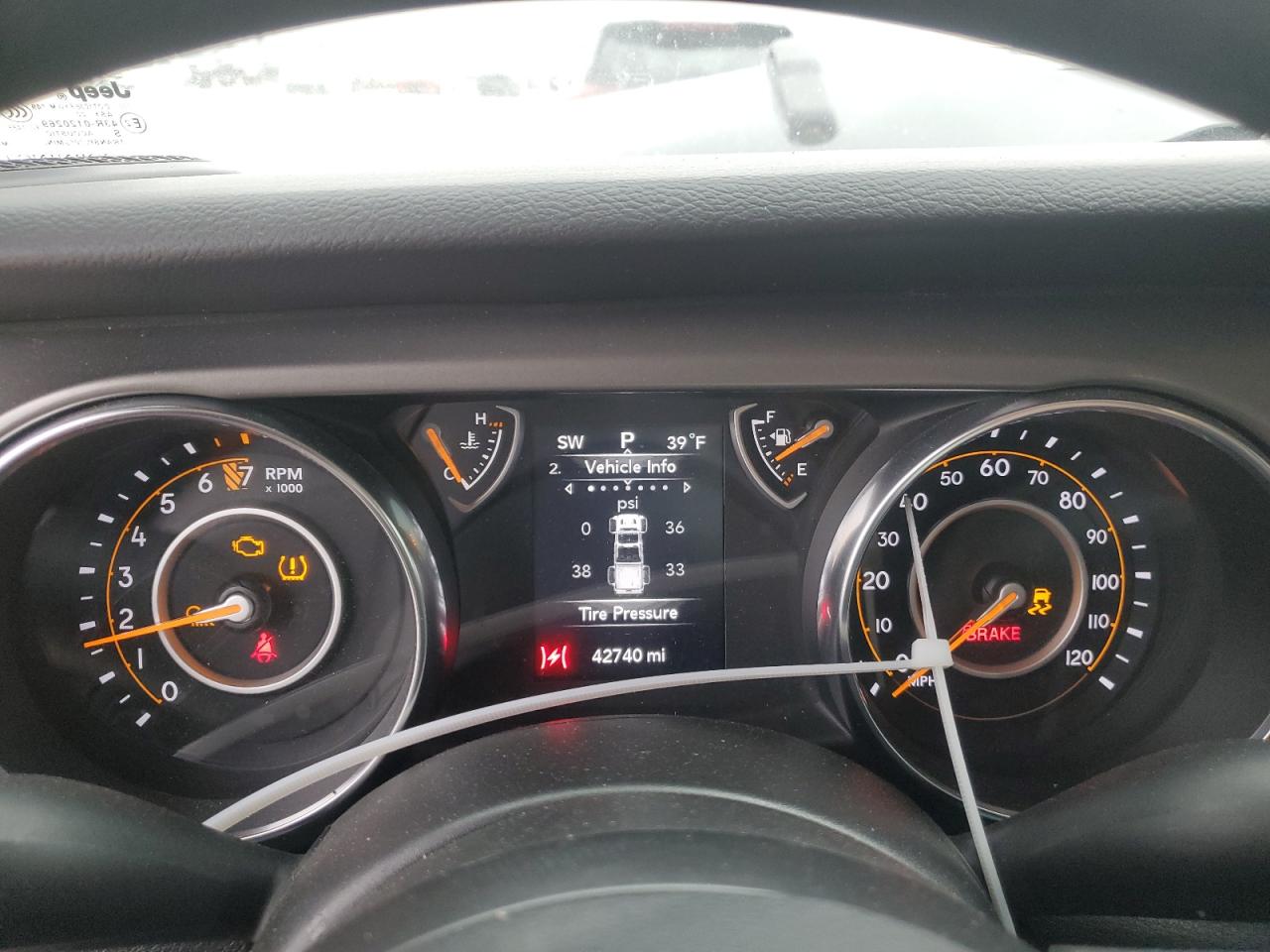2022 JEEP GLADIATOR SPORT VIN:1C6HJTAG5NL133587