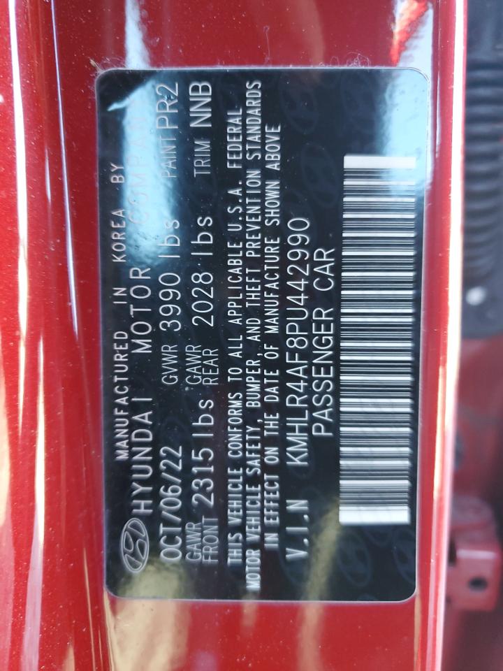 2023 HYUNDAI ELANTRA N LINE VIN:KMHLR4AF8PU442990