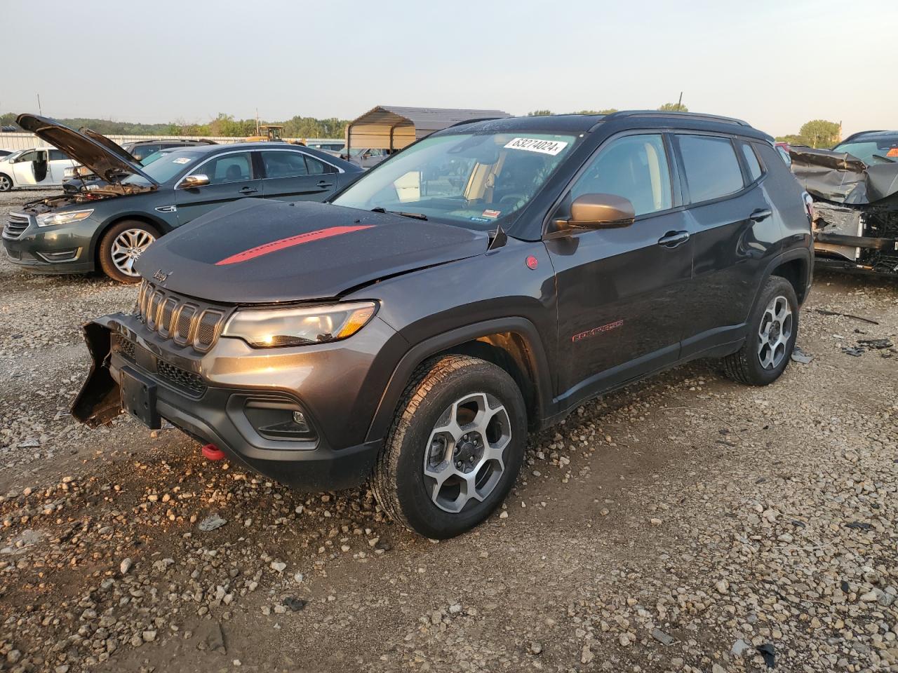 2022 JEEP COMPASS TRAILHAWK VIN:3C4NJDDB5NT147723