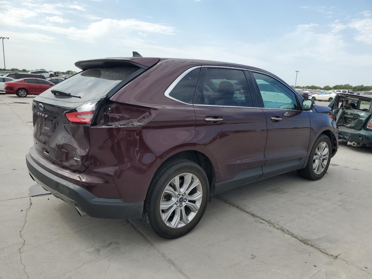 2022 FORD EDGE TITANIUM VIN:2FMPK4K92NBB03997