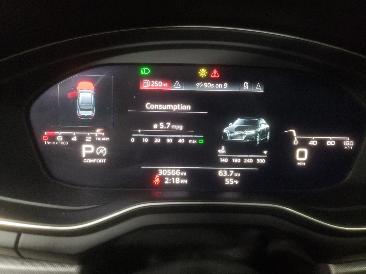 2022 AUDI A4 PREMIUM PLUS 45 VIN:WAUEAAF44NN005101