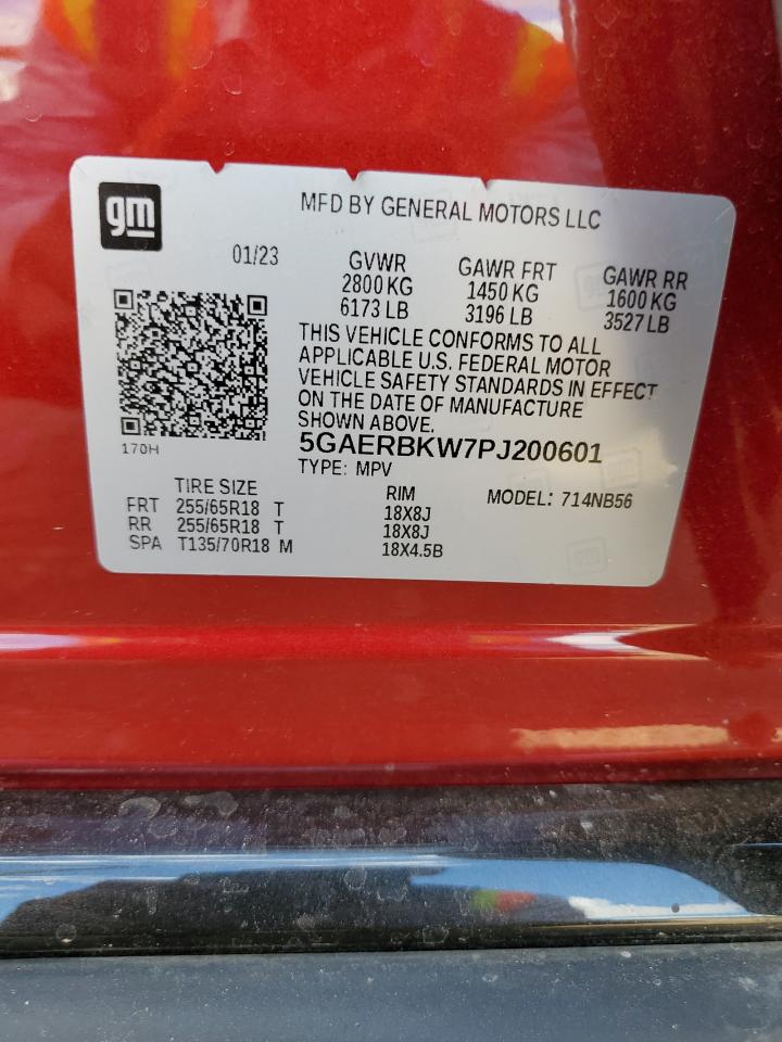 2023 BUICK ENCLAVE ESSENCE VIN:5GAERBKW7PJ200601