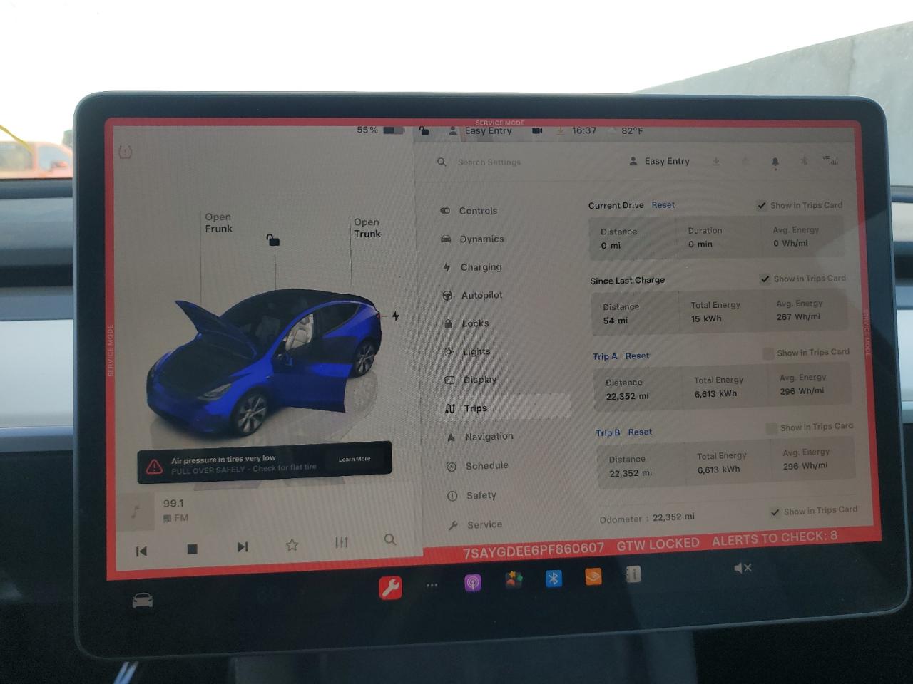 2023 TESLA MODEL Y  VIN:7SAYGDEE6PF860607