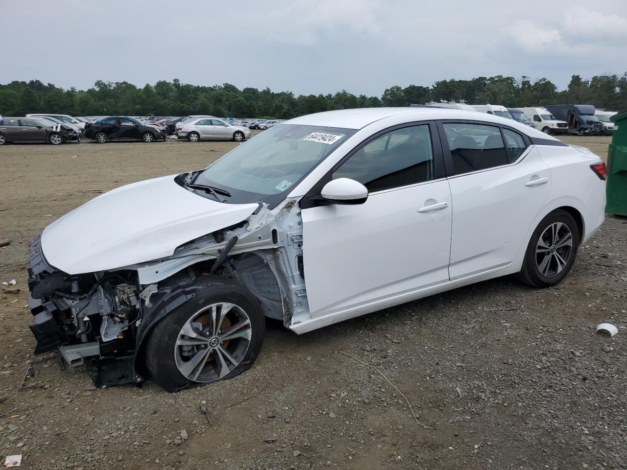 2022 NISSAN SENTRA SV VIN:3N1AB8CV0NY318043