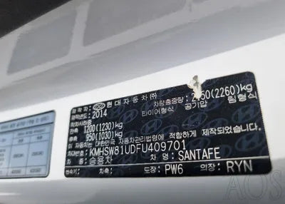 2015 Hyundai Santa FE KMHSW81UDFU409701 VIN:KMHSW81UDFU409701