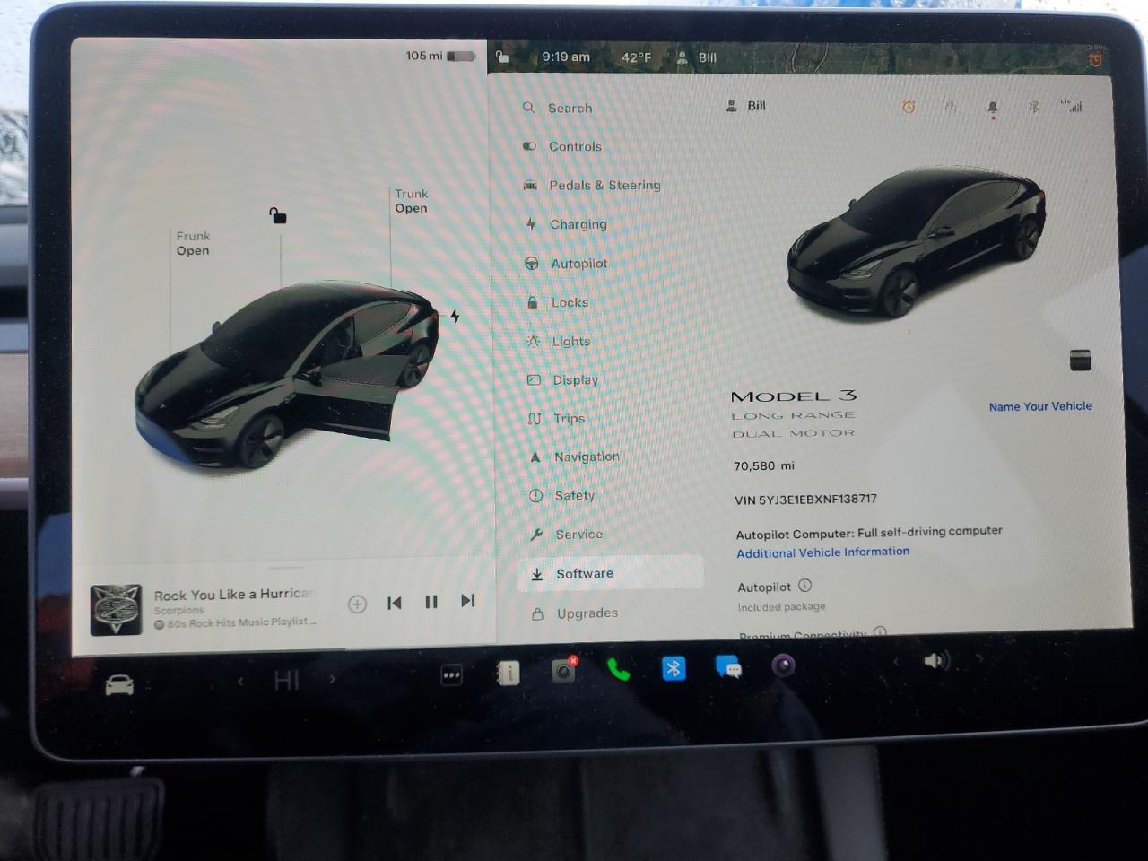 2022 TESLA MODEL 3  VIN:5YJ3E1EBXNF138717