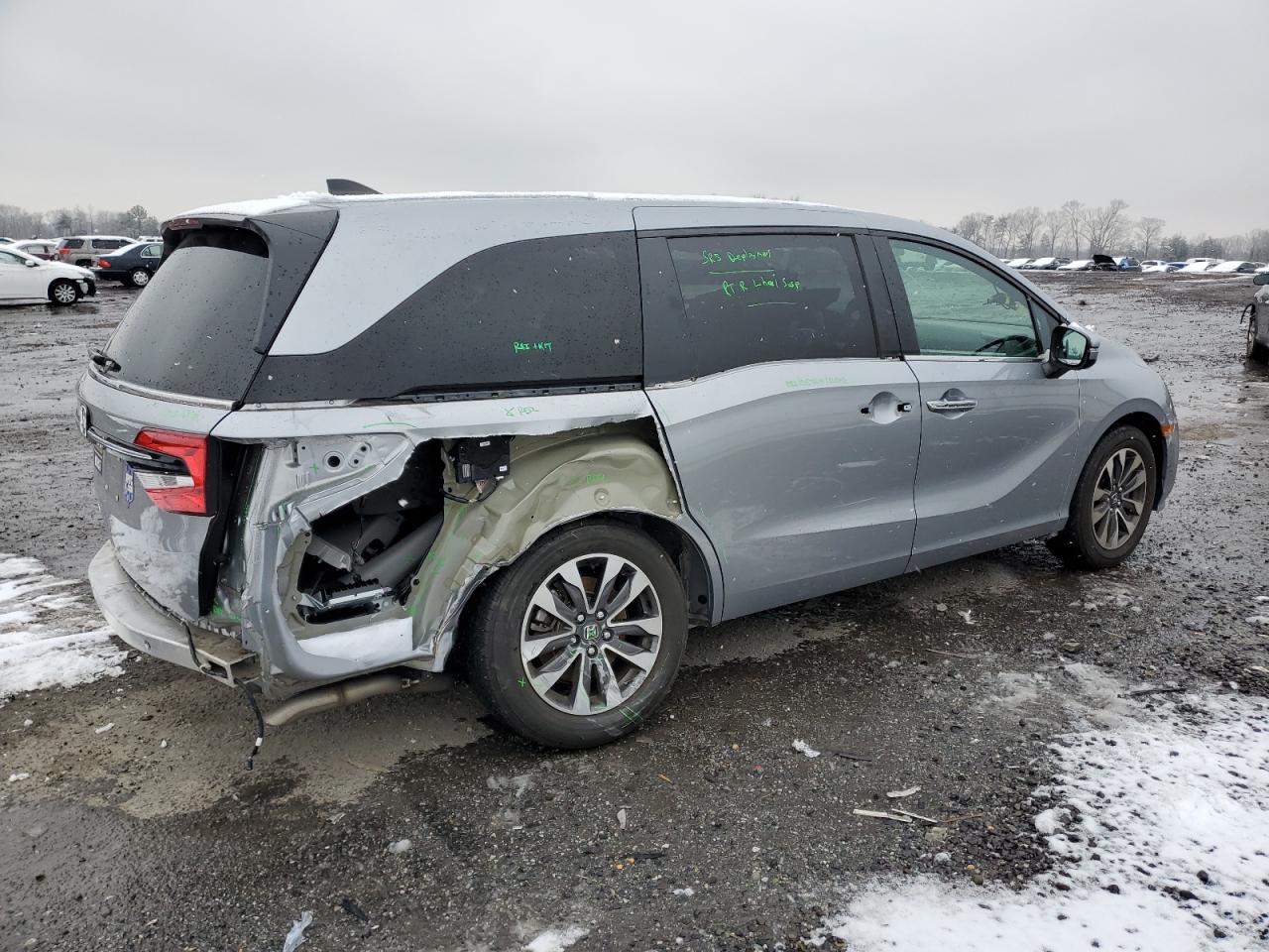 2022 HONDA ODYSSEY EXL VIN:5FNRL6H71NB023234