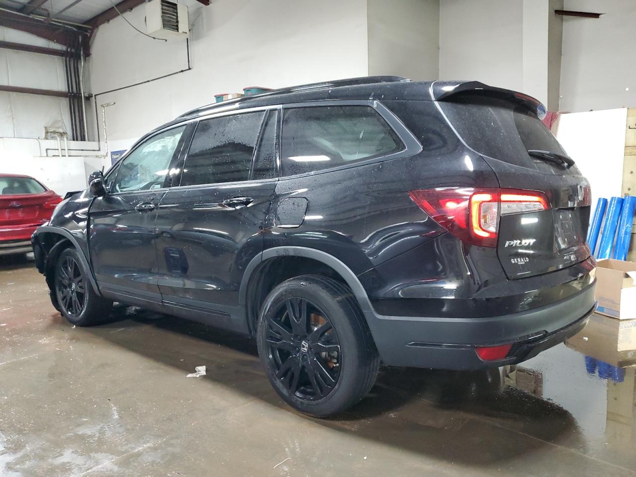 2022 HONDA PILOT BLACK VIN:5FNYF6H76NB078636