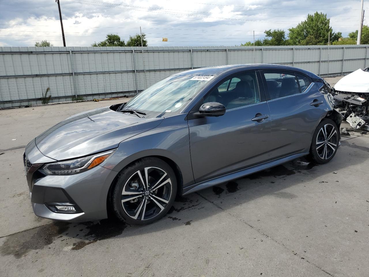 2022 NISSAN SENTRA SR VIN:3N1AB8DV7NY310715