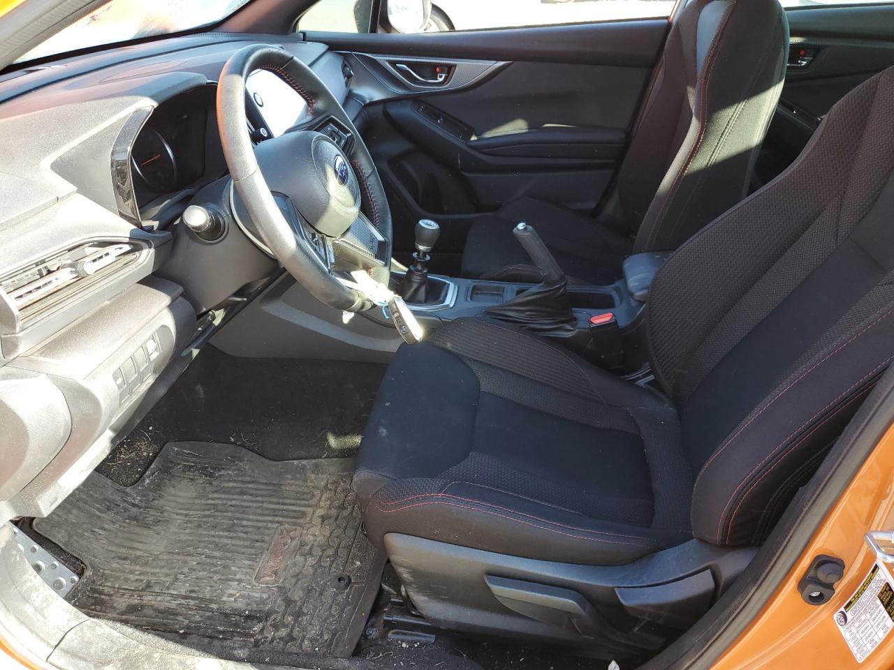 2022 SUBARU WRX PREMIUM VIN:JF1VBAF6XN9012831