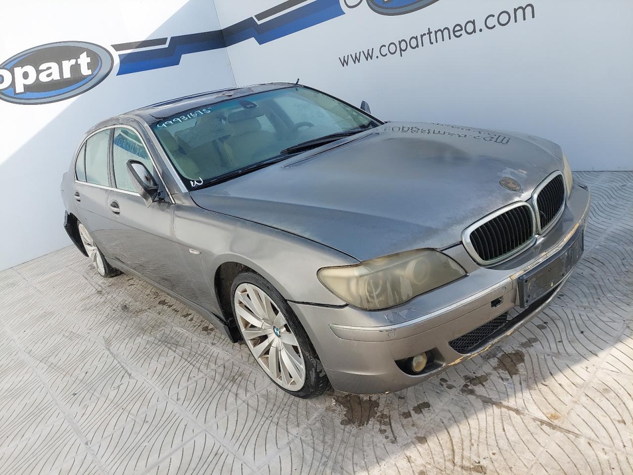 2007 BMW 740IL VIN:WBAHN61067D******