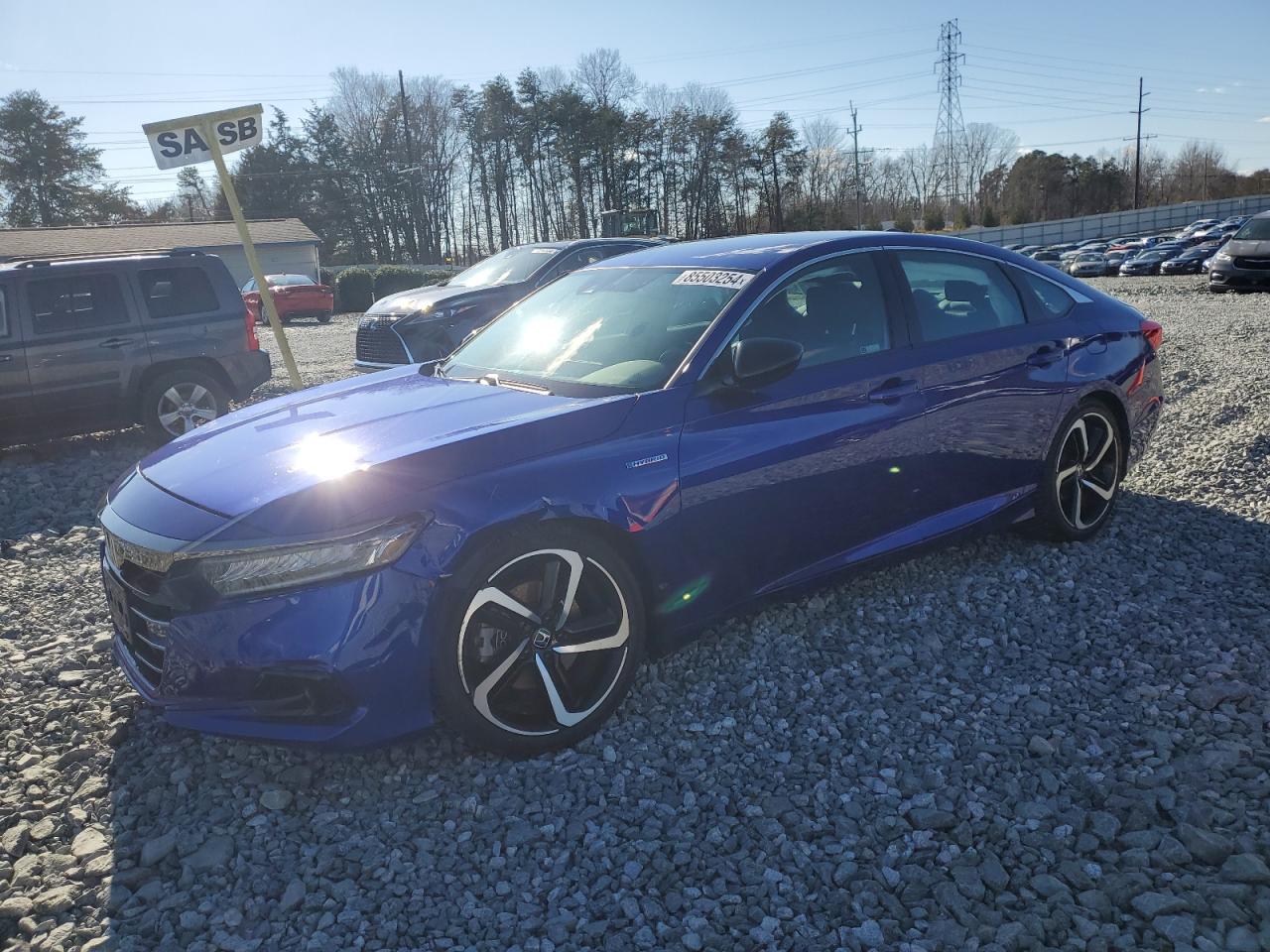 2022 HONDA ACCORD HYBRID SPORT VIN:1HGCV3F24NA004404