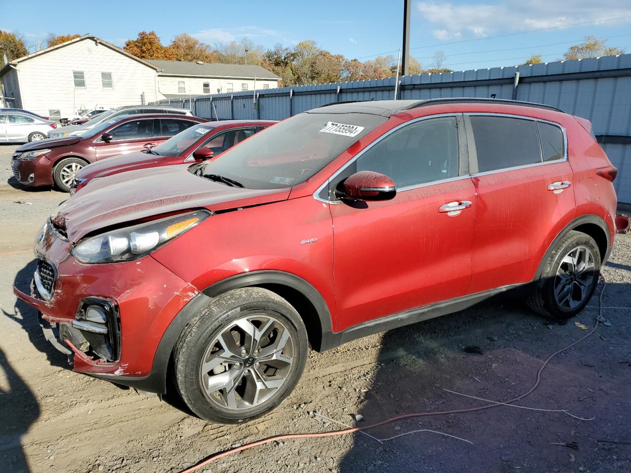 2022 KIA SPORTAGE EX VIN:KNDPNCAC0N7957401