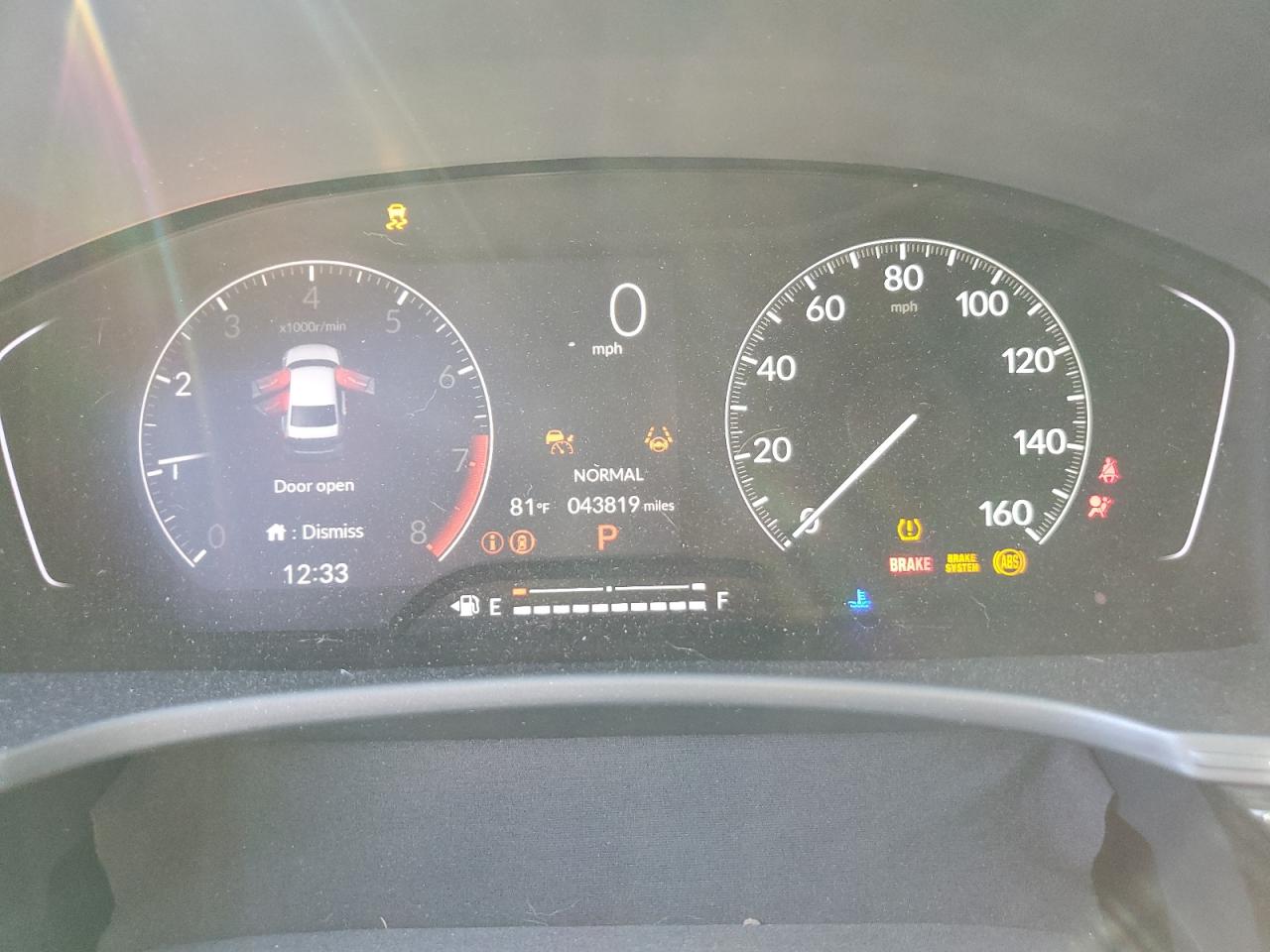 2022 HONDA CIVIC SPORT VIN:2HGFE2F51NH593611