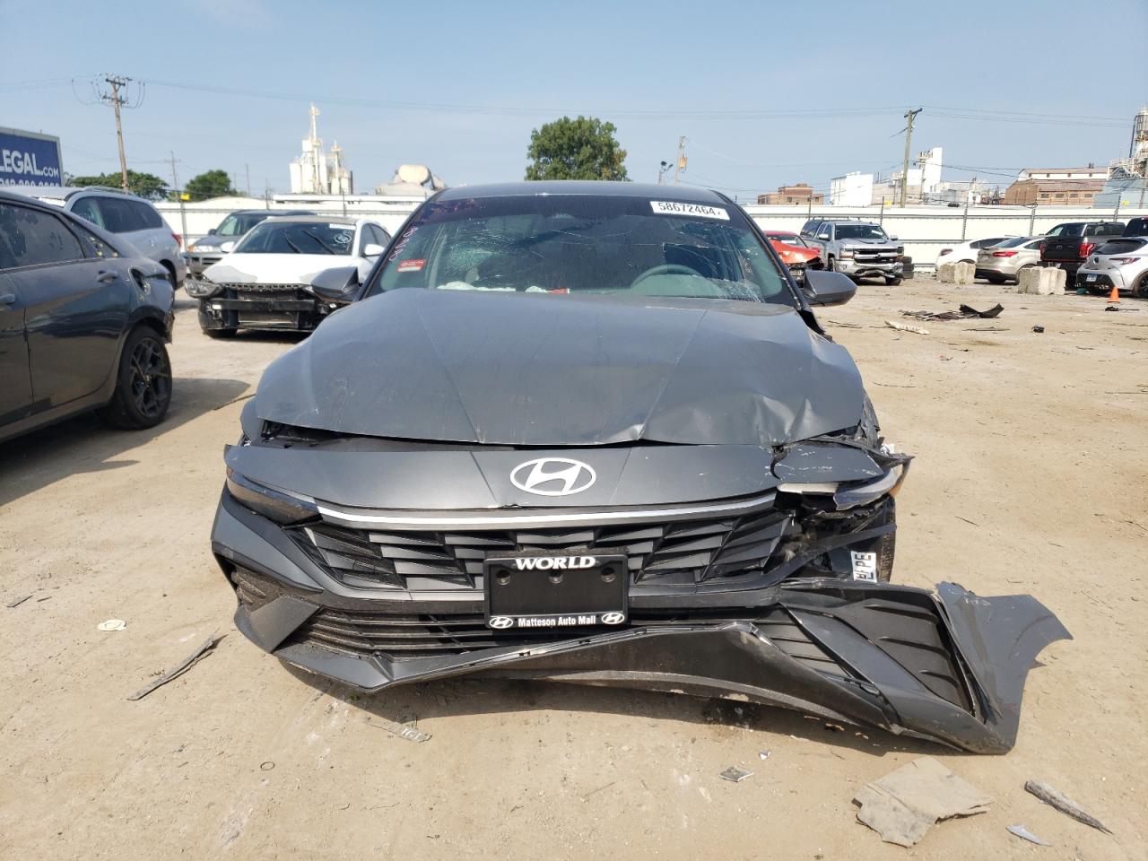 2024 HYUNDAI ELANTRA SEL VIN:KMHLM4DG5RU712828